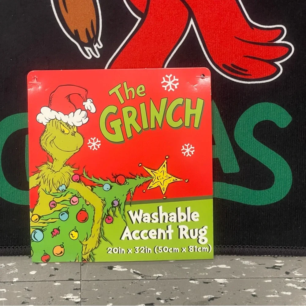 The Grinch Cindy Max Merry Grinchmas Washable Accent Rug